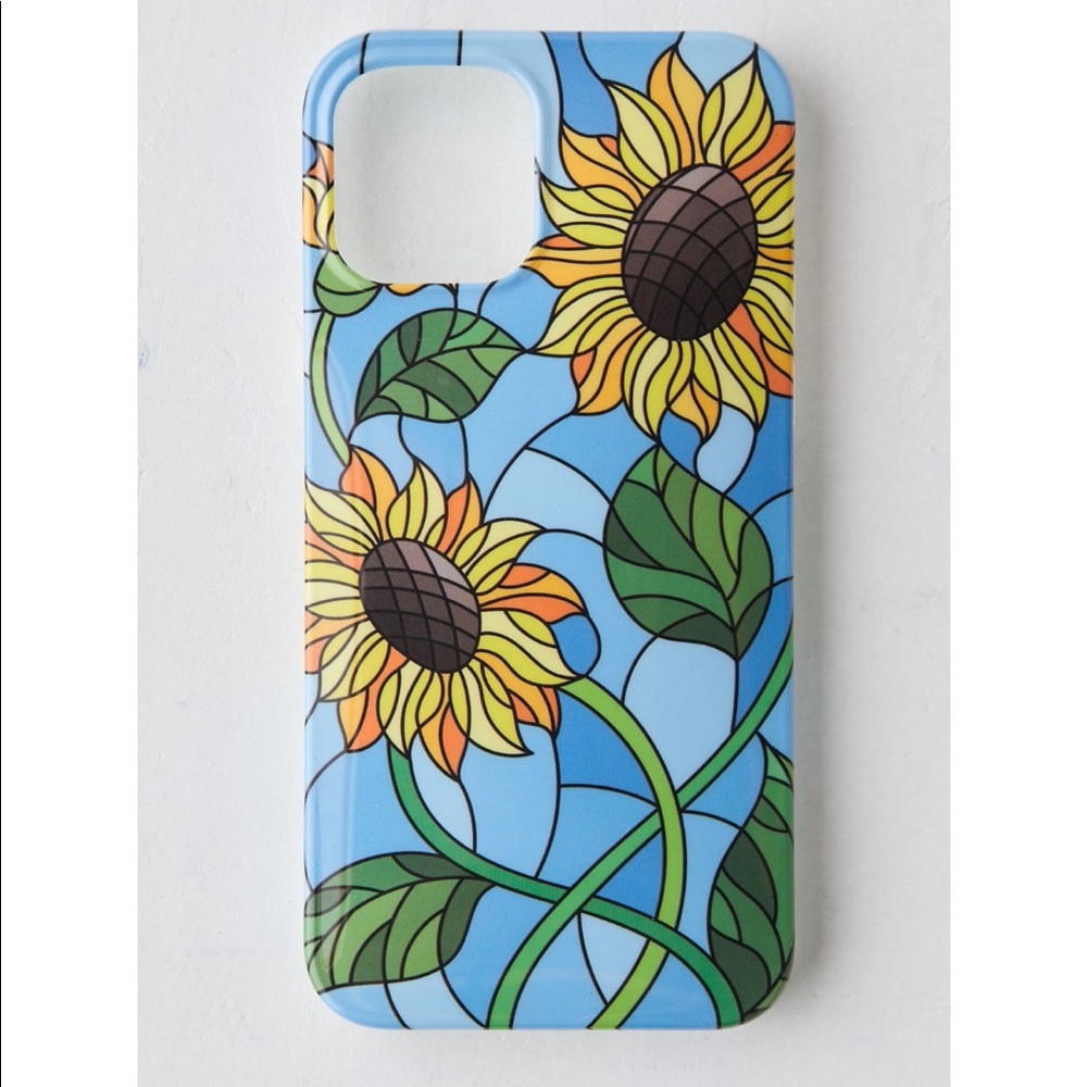 UO Stained Glass Sunflower iPhone Case